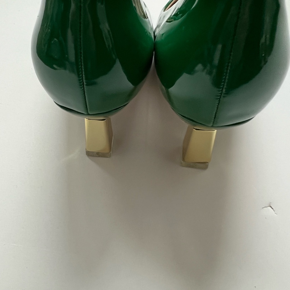 Elegant Green Bow Women's Shoes - Picture 5 of 5
